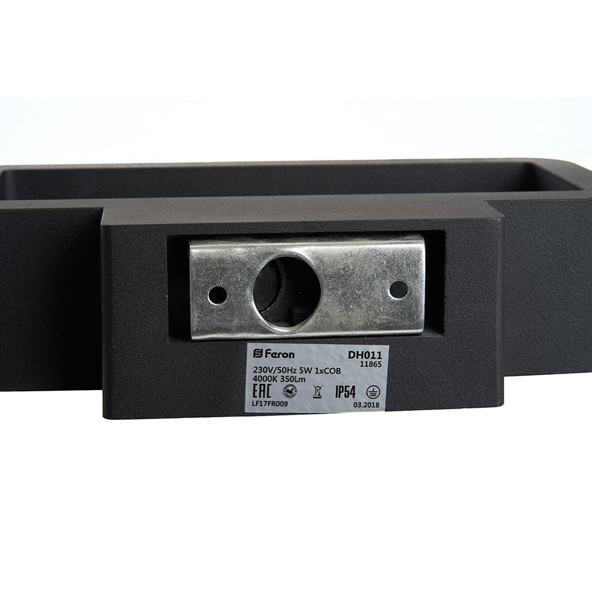 Светильник уличный светодиодный Feron DH011 5W 350Lm 4000K черный 11865