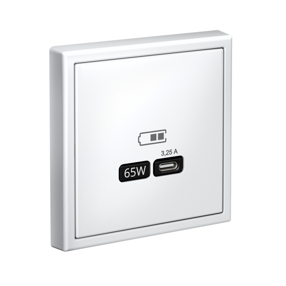 USB Розетка Systeme Electric ArtGallery Лотос тип-С 65Вт высокоскор.заряд. QC PD GAL001327