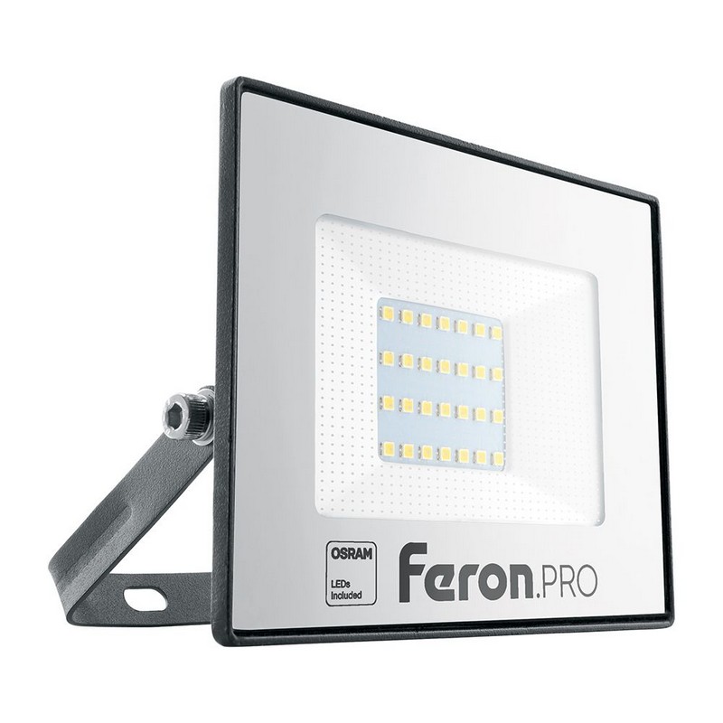 Светодиодный прожектор Feron.PRO LL-1000 IP65 30W 6400K 41539