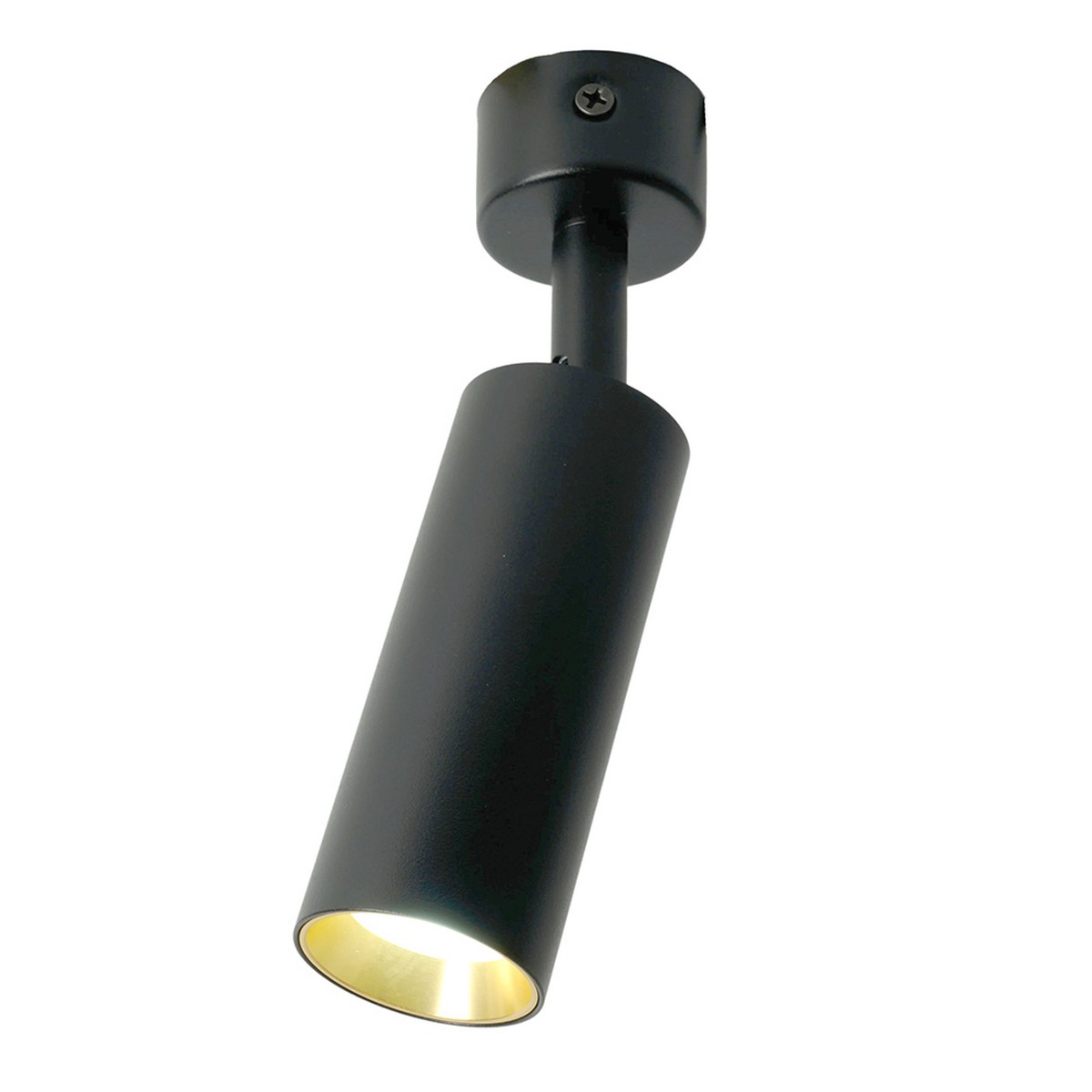 Светильники споты светодиодные Светильник Feron ML1011 настенно-потолочный GU10 черный + золото 51381 