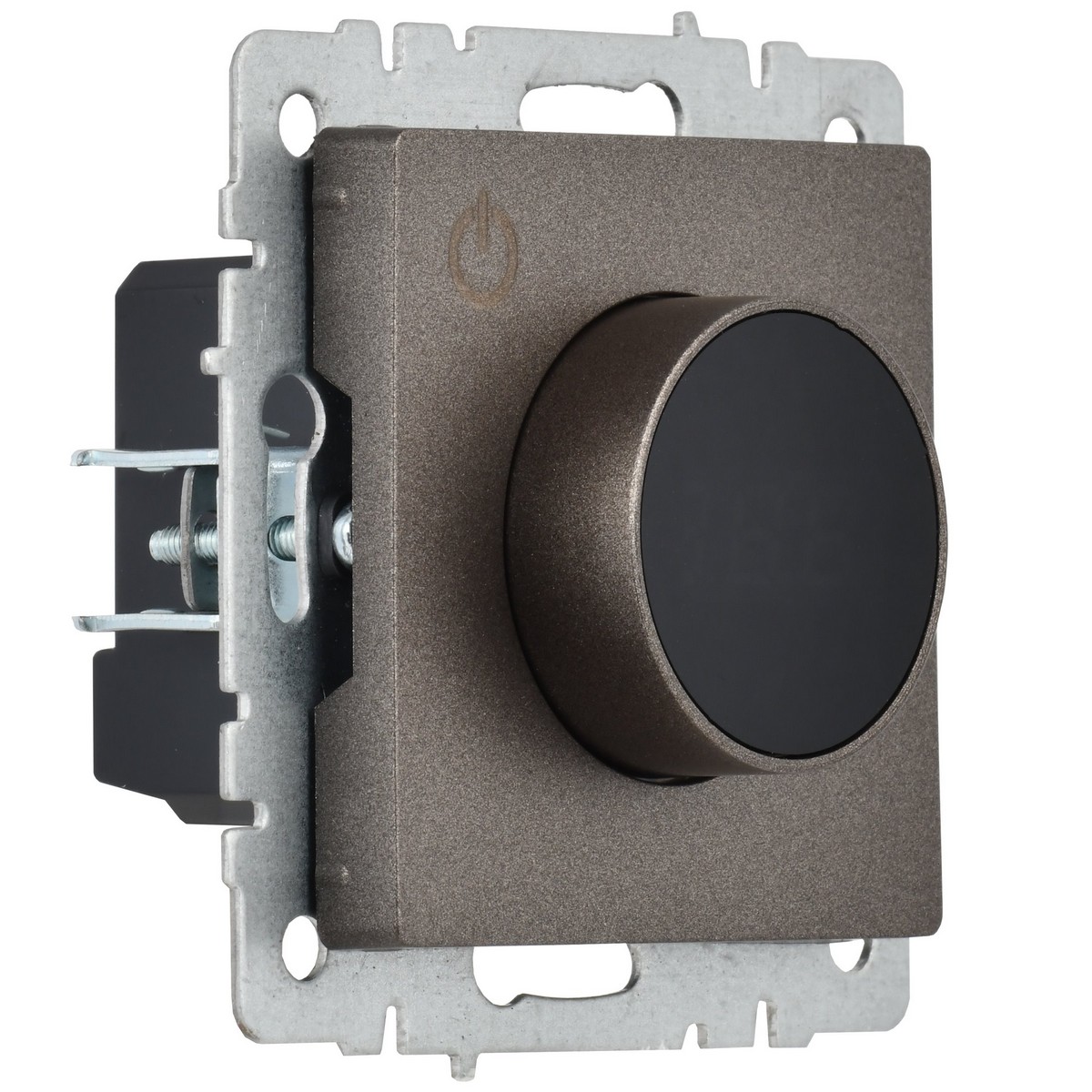 IEK Brite Бронза Термостат IEK BRITE BASE Темн.бронза электронный с инд. ТС10-1-БрТБ (терморегулятор) BR-RT11-K45