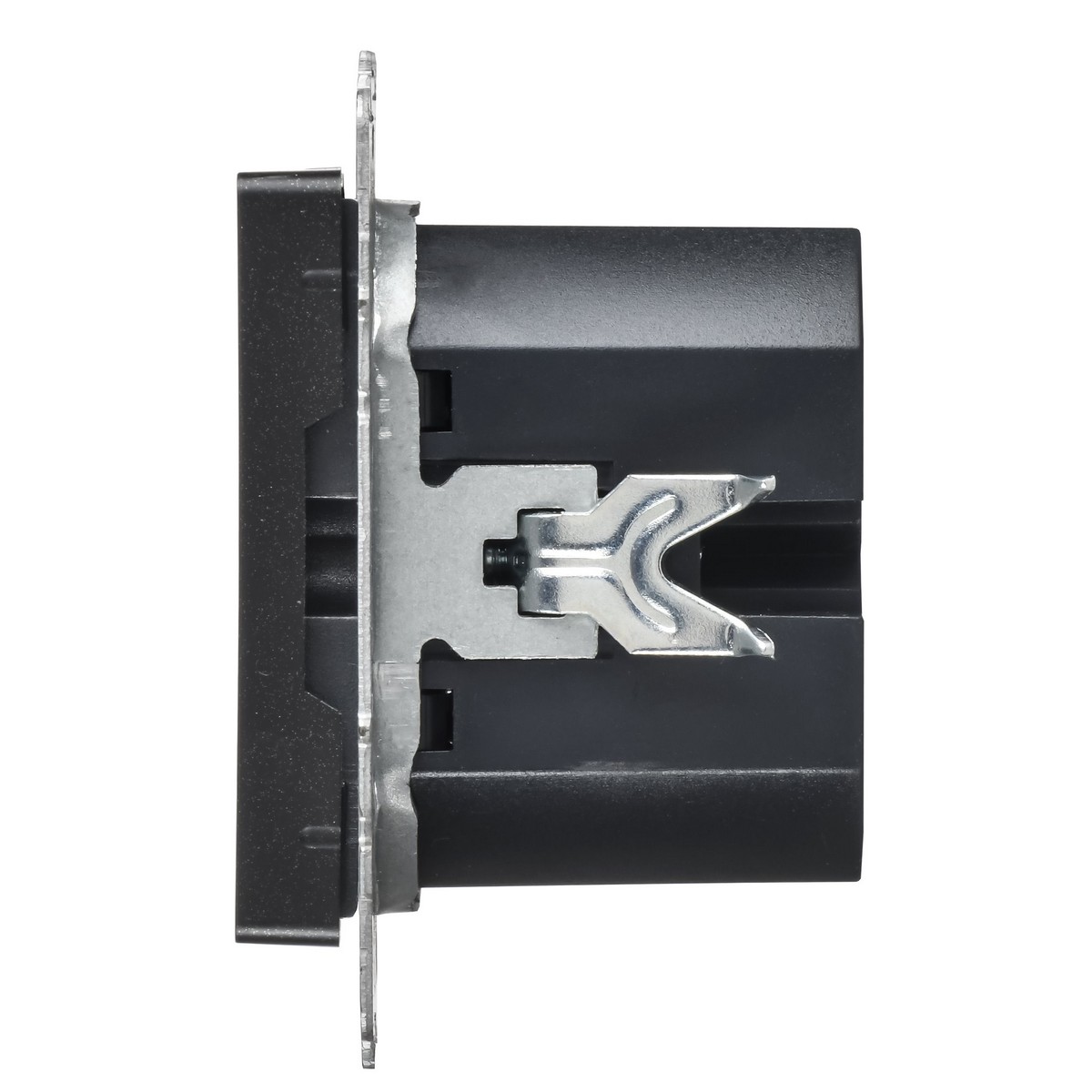 IEK Brite Черный Розетка USB IEK BRITE C 65Вт высокоскор. зар. РЮ12-1-БрЧ черный