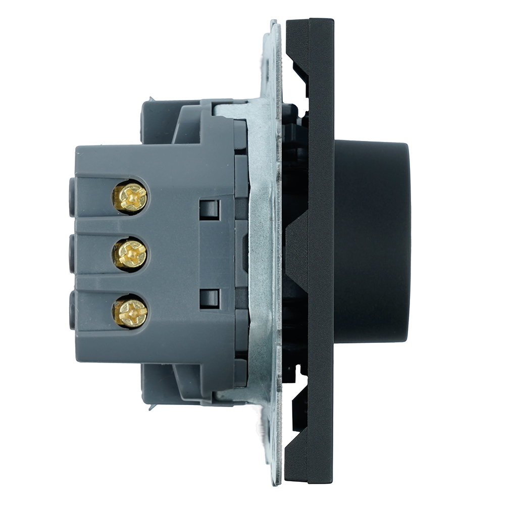 Терморегулятор механический STEKKER Эмили RSW00-5120-05 черный уголь soft touch 50713