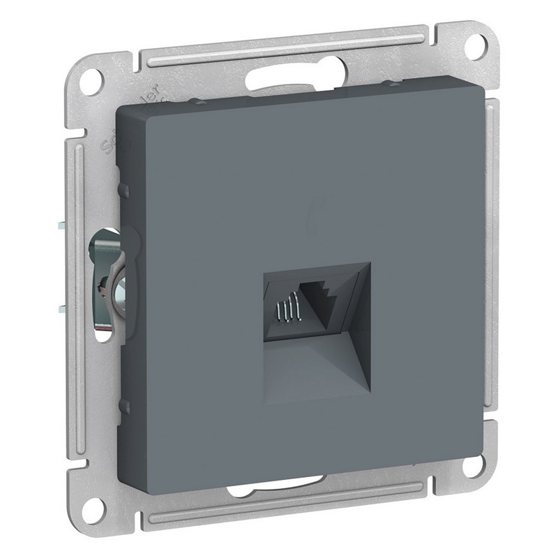 Розетка телефонная Systeme Electric AtlasDesign Грифель RJ11, ATN000781