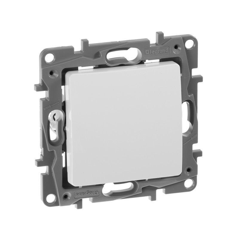 Legrand Etika Белый Выключатель Legrand Etika белый 1-клавишный 10А, винт. клем. 672201