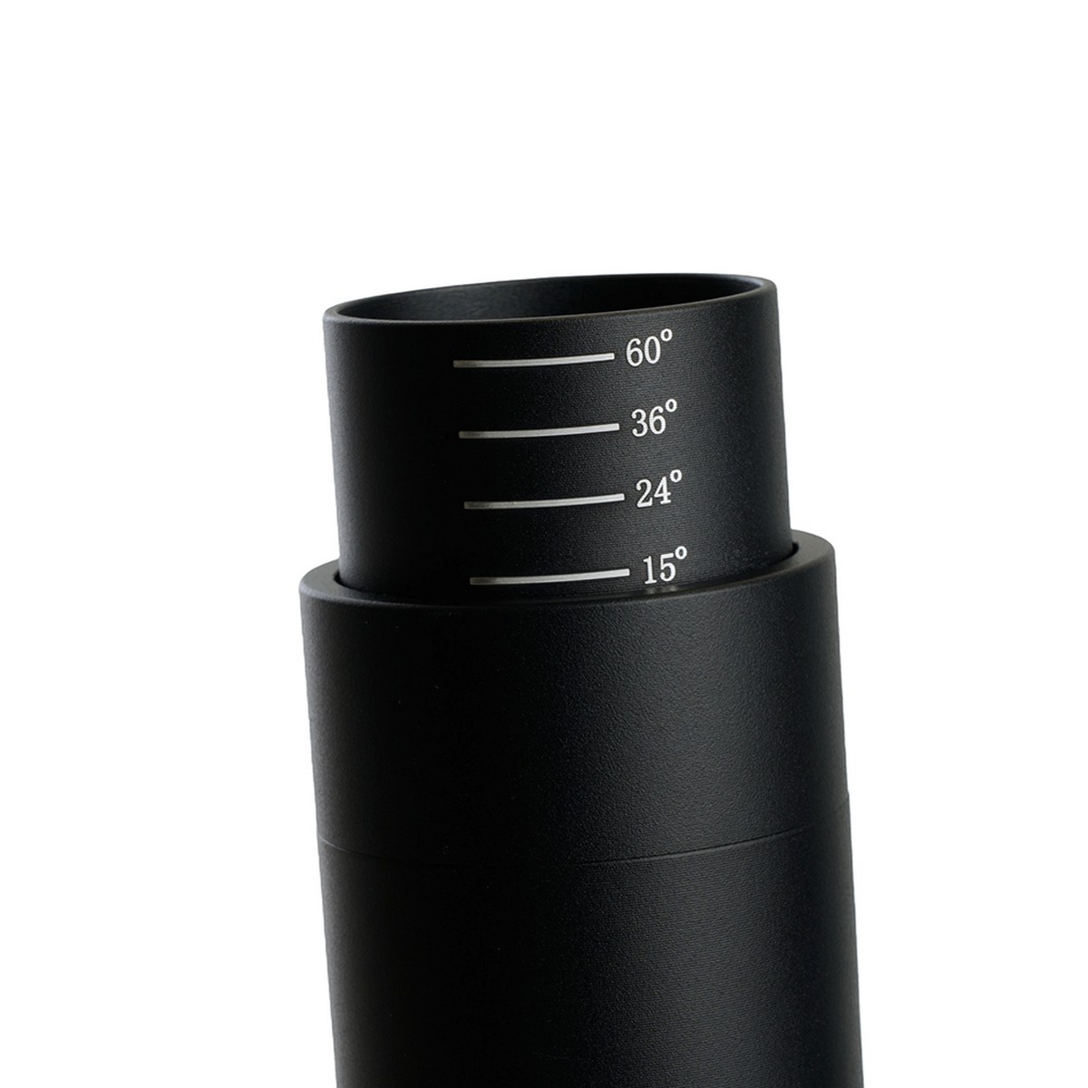 Трековые светодиодные светильники Светодиодный светильник Feron AL137 трековый 12W 4000K черный изменяемый угол освещения 15-60 град 51174 