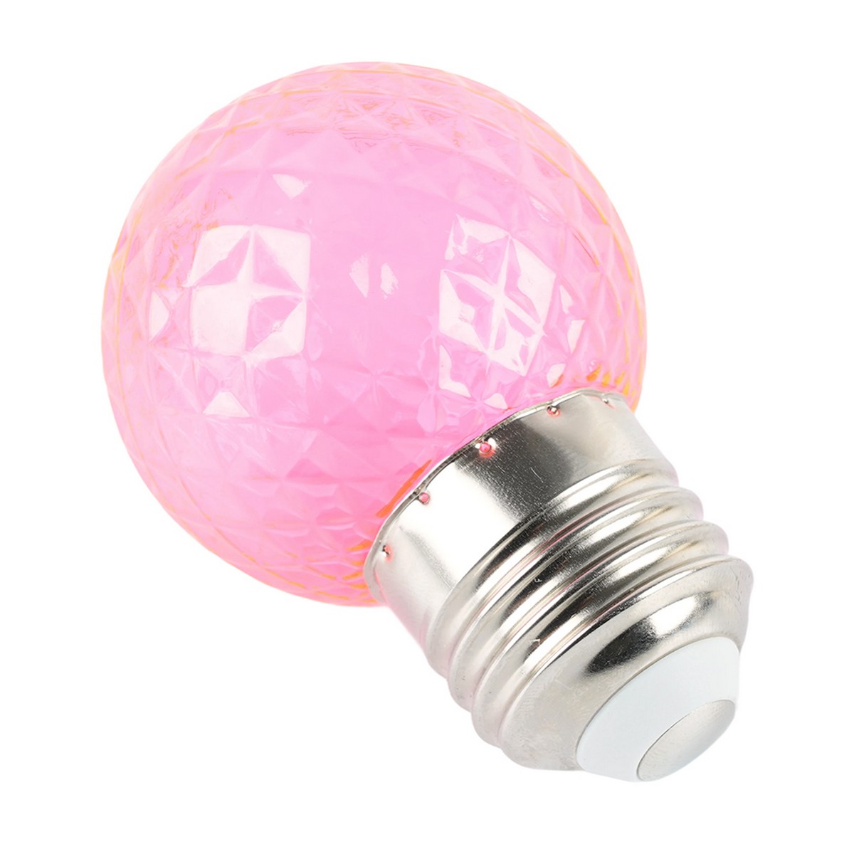 E27 Лампа светодиодная Feron LB-385 Шарик розовый прозрачный E27 1W 230V 52177 