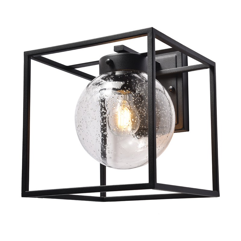 Уличные настенные светильники Светильник садово-парковый Feron PL711 на стену вниз 60W E27 230V черный 48385 