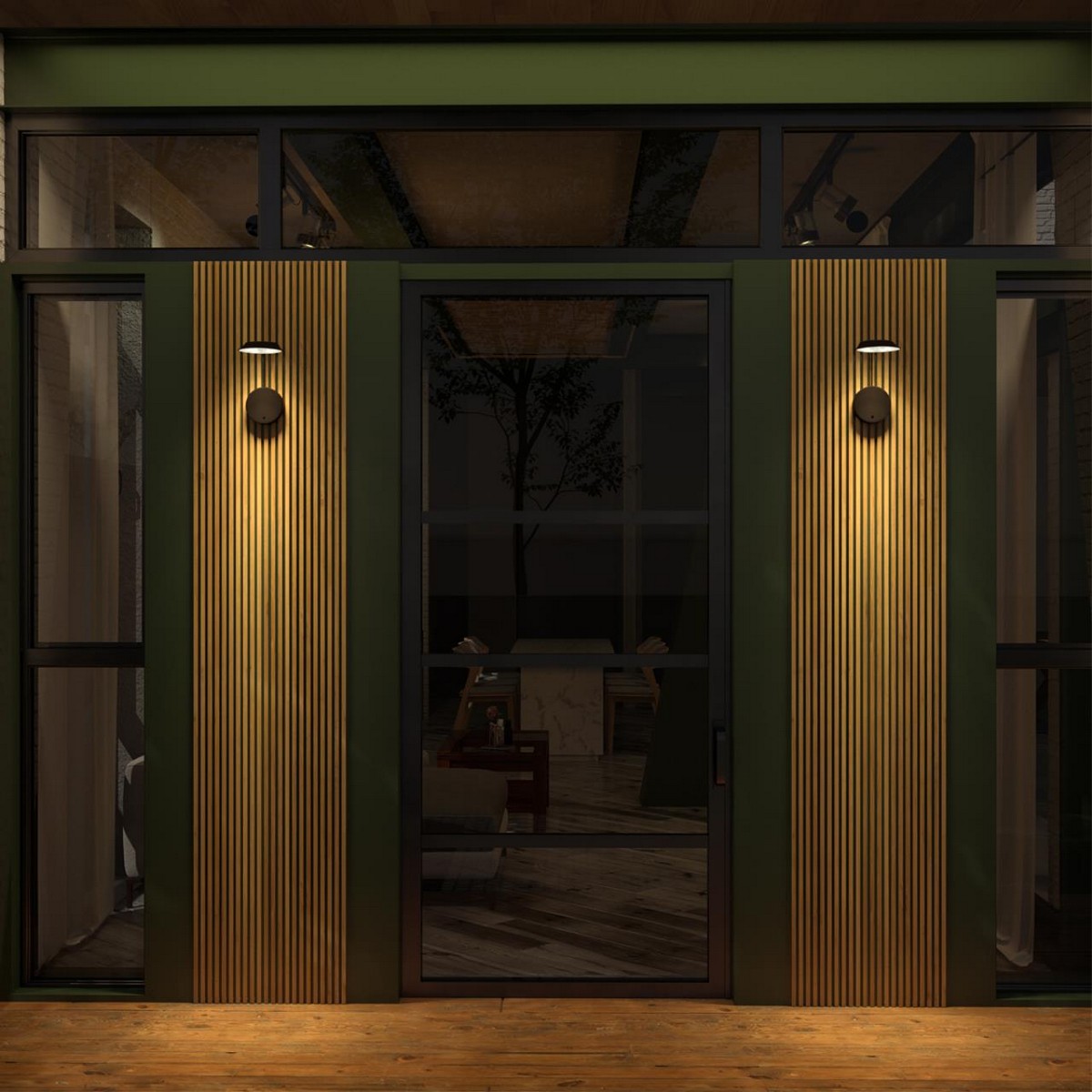 Уличные настенные светильники Светильник ландшафтный светодиодный настенный с выключателем-диммером NOVOTECH ELEGANCE 359406 