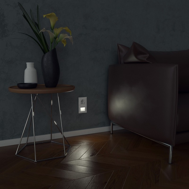 Werkel Белый механизмы Встраиваемая LED подсветка Werkel (белый) W1154101