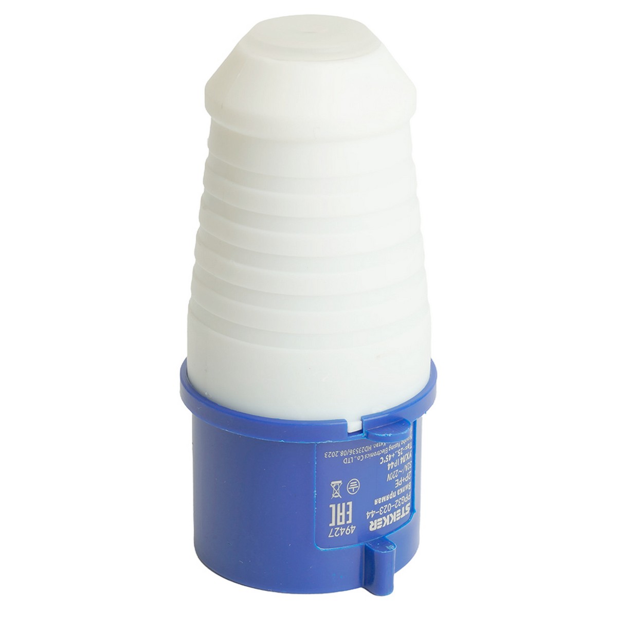 Силовые разъемы и вилки Вилка Stekker прямая ST-023 32А 220В 2P+PE IP44 PPG32-023-44 49427 