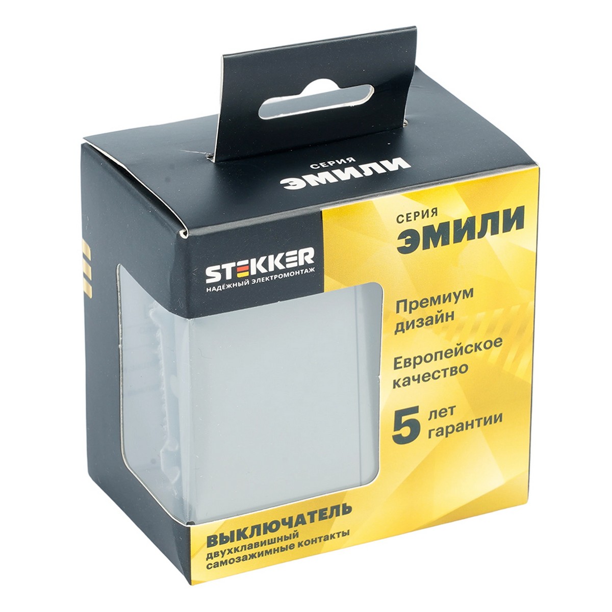 Выключатель 2-клавишный STEKKER Эмили RSW10-5104-10ZK платиново-серый, soft touch 50239