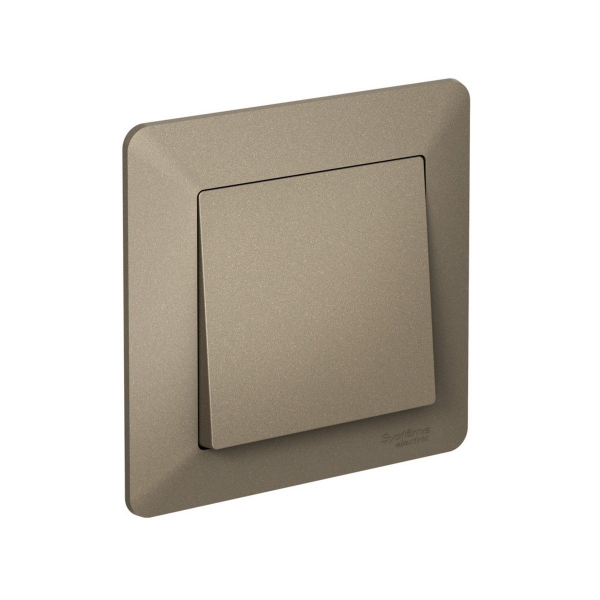 Рамка Systeme Electric AtlasDesign Air Шампань/дымчатый черный 1-ая ATN220501