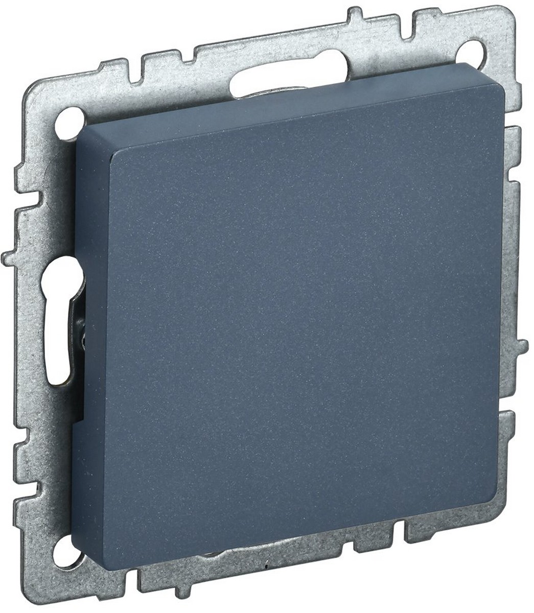 Заглушка IEK BRITE c суппортом МЗ10-БрМ маренго BR-PL10-K35