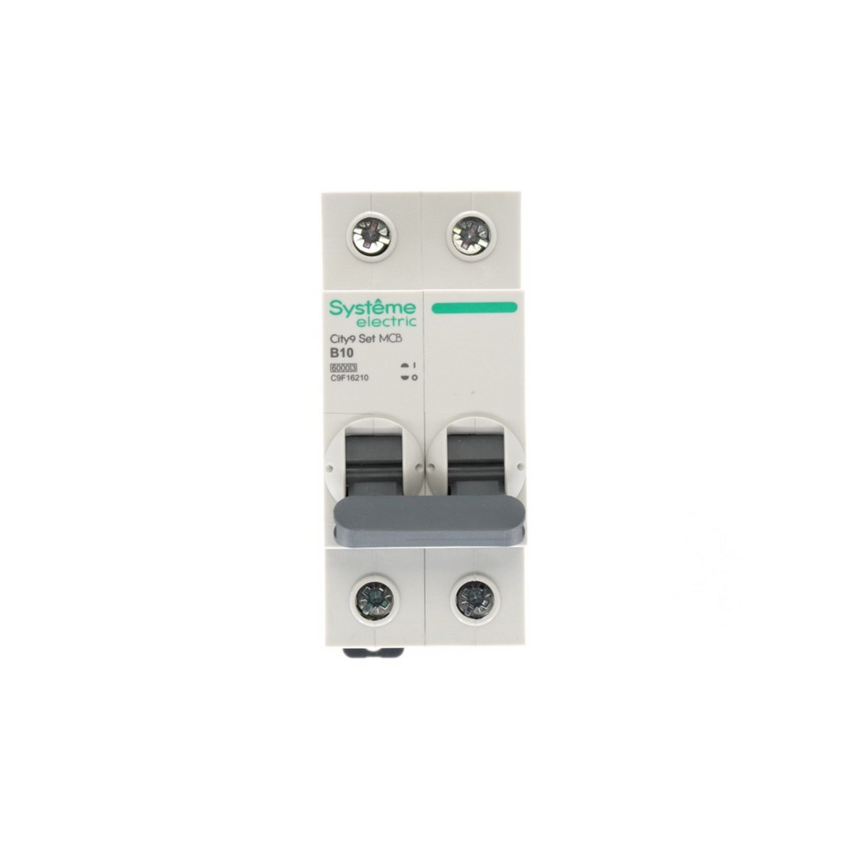 Автоматический выключатель Systeme Electric City9 Set (АВ) B 10А 2P 6kA C9F16210