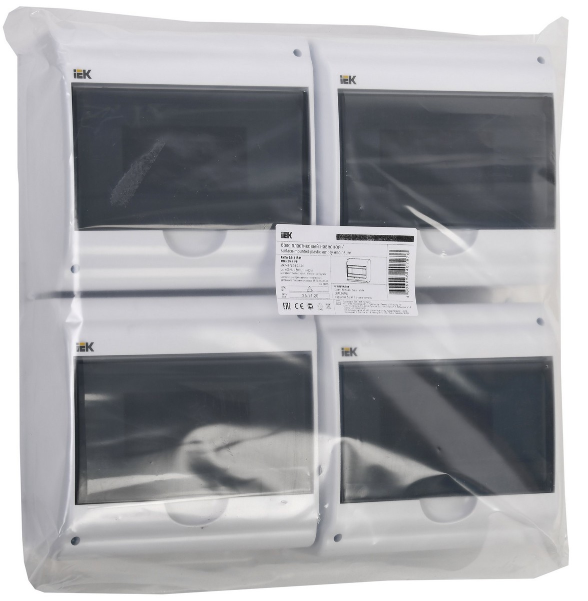 Пластиковые боксы и щиты IEK Корпус пластиковый IEK KREPTA 3 КМПн 2/9-1 IP31 белый откр.монтаж MKP42-N-09-31-01