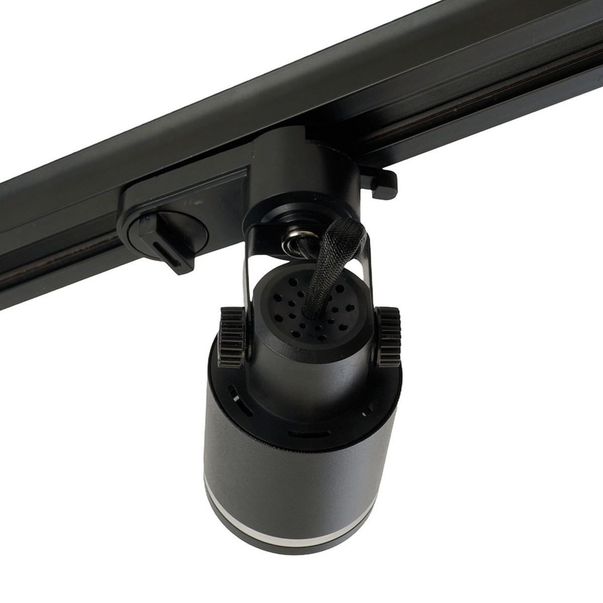 Трековые светодиодные светильники Светильник Feron AL188 трековый под лампу GU10 черный 48707 