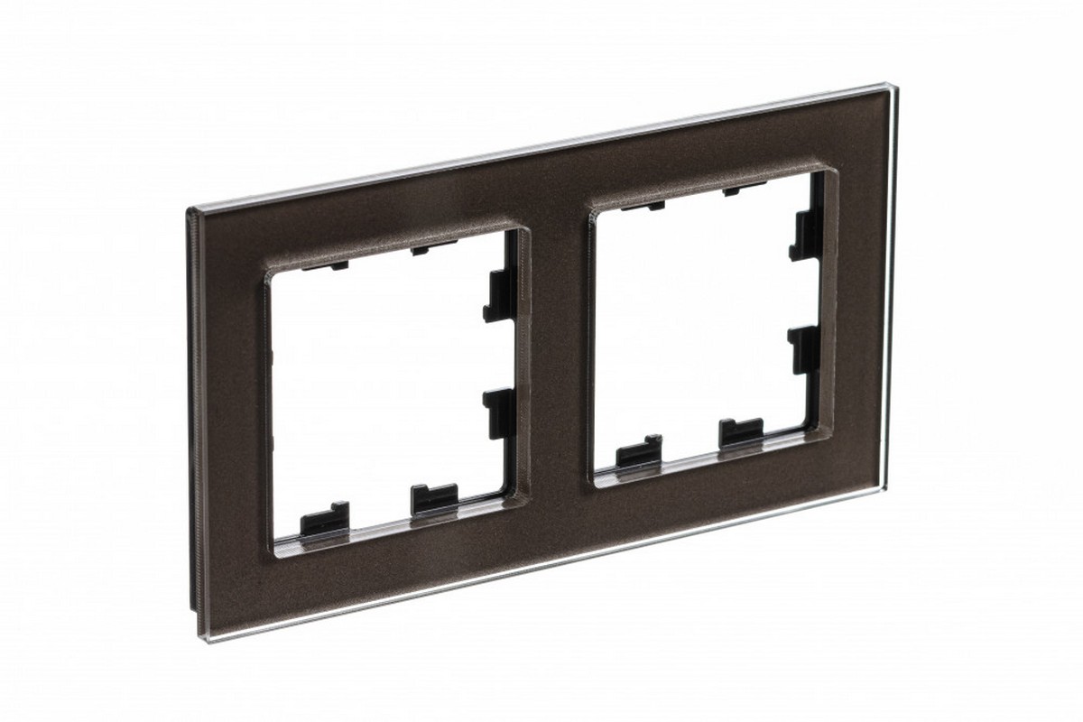 AtlasDesign Рамки Nature Рамка Systeme Electric AtlasDesign Nature Стекло мокко 2-ая ATN320602