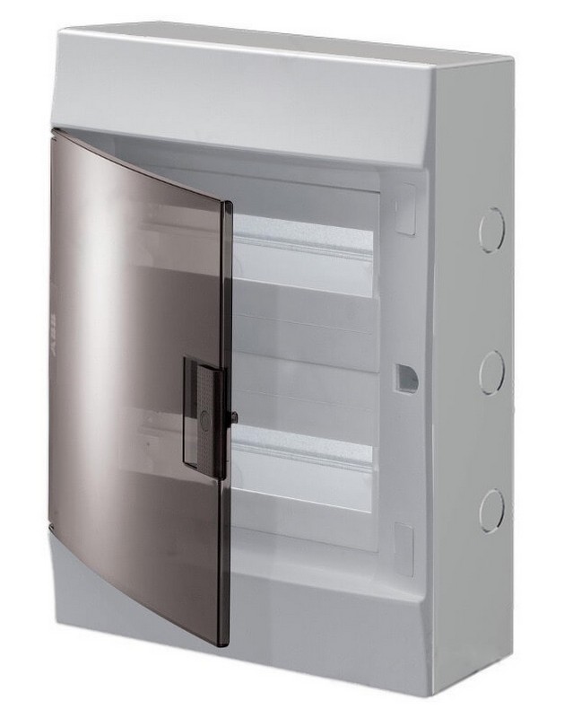 Бокс настенный ABB Mistral41 24М прозрачная дверь (с клемм) 1SPE007717F9993