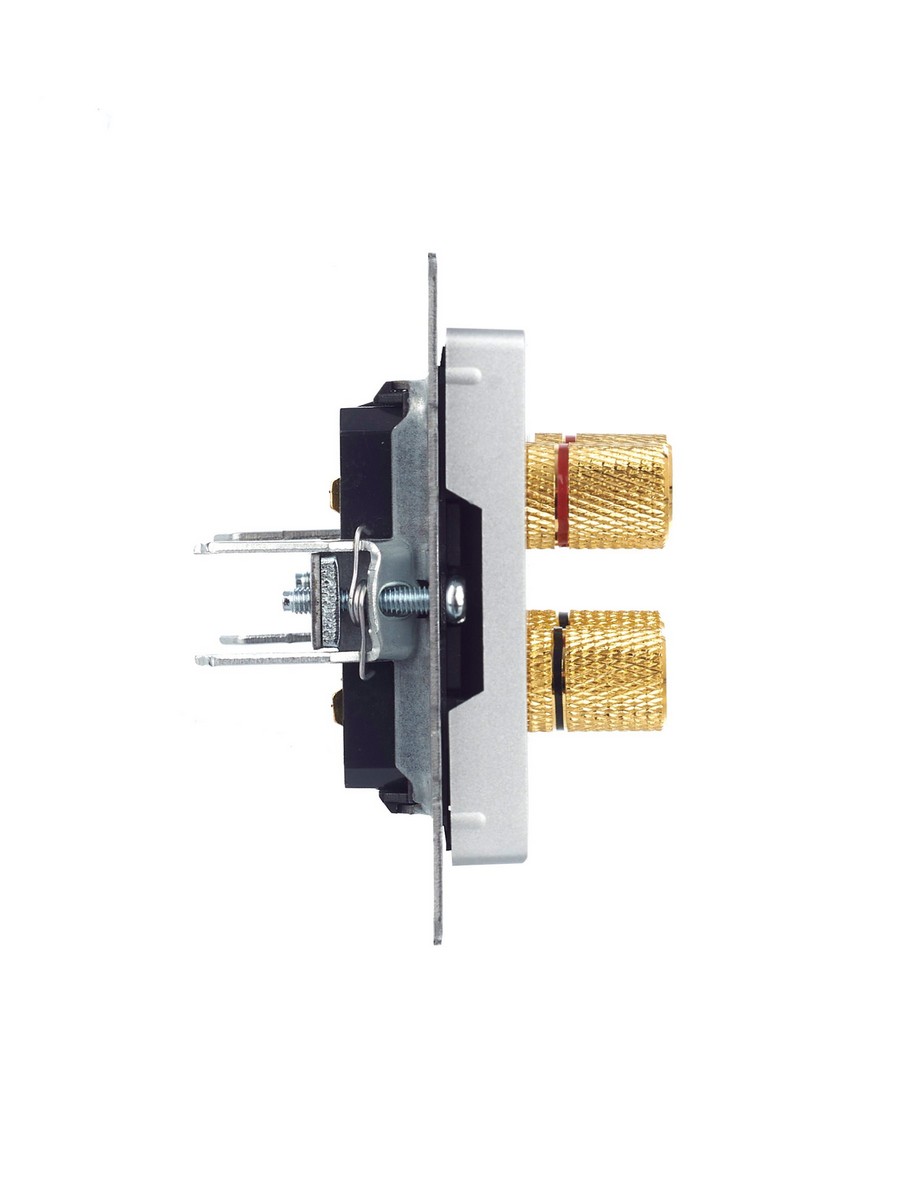 IEK Brite Алюминий Аудиорозетка IEK BRITE 4-местная РА10-БрА алюминий BR-S40-K47