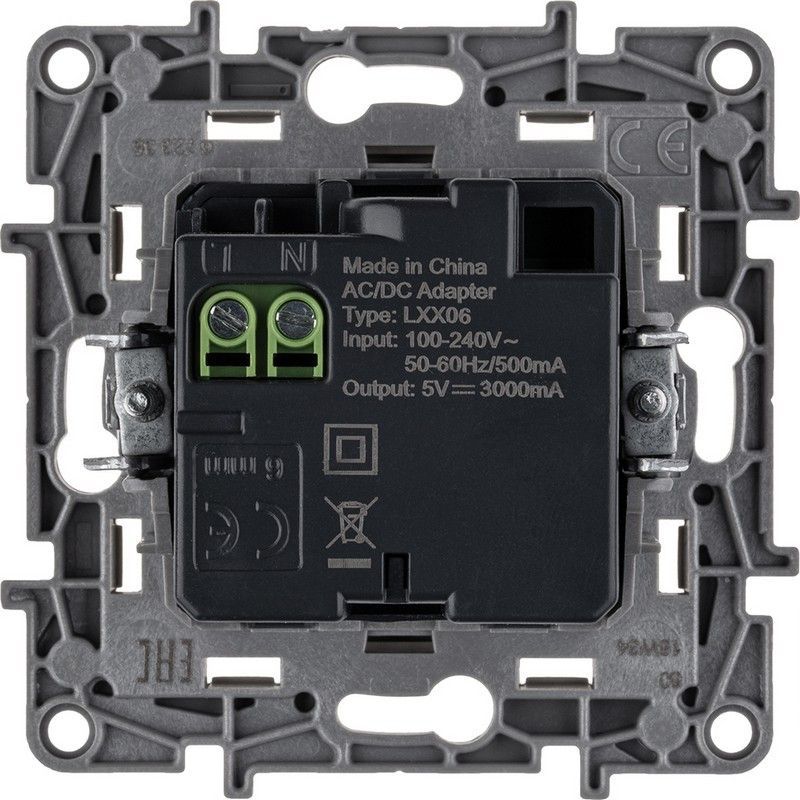 Legrand Etika Слоновая кость Розетка USB Legrand ETIKA Слоновая кость C-C 672335