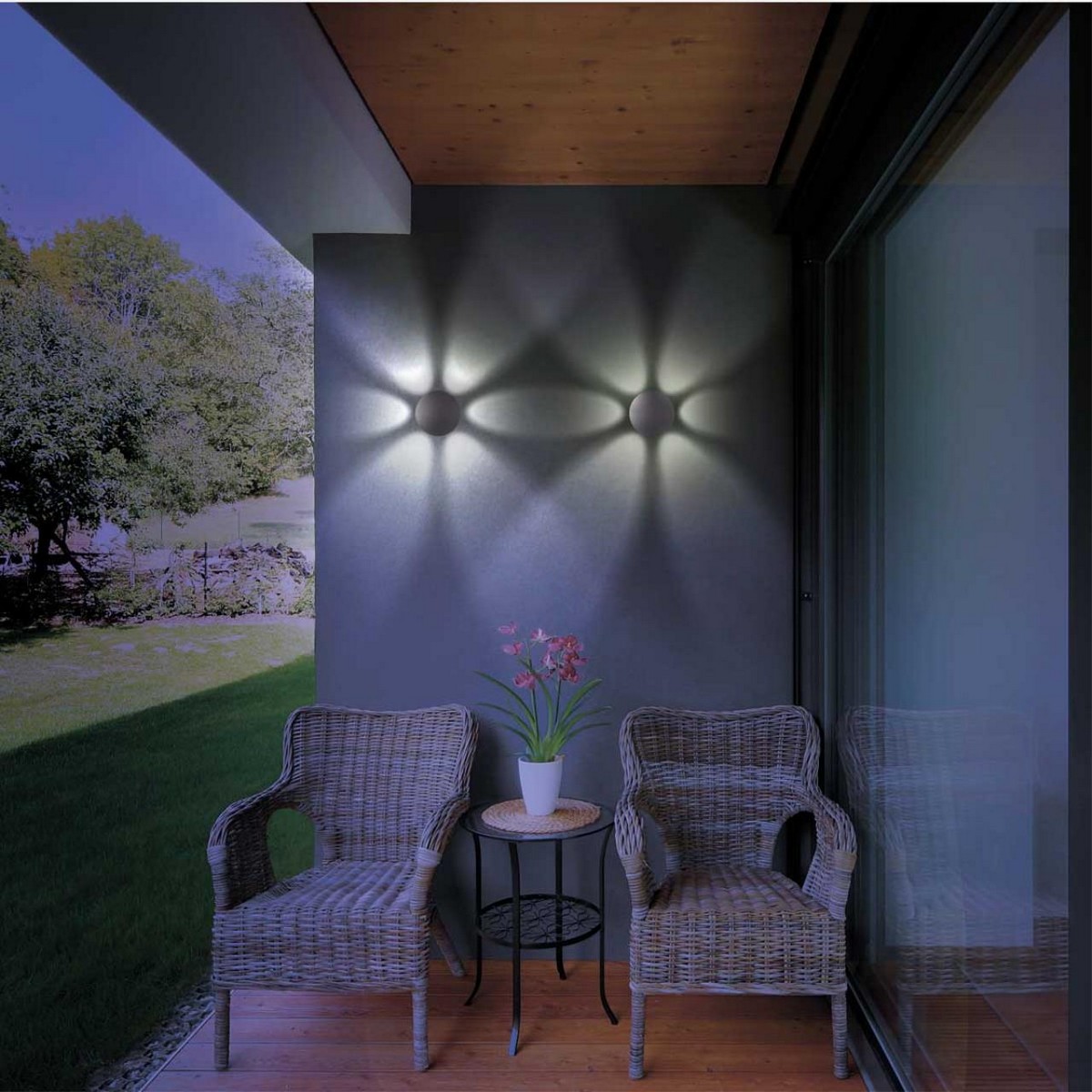 Уличные настенные светильники Ландшафтный настенный светильник NOVOTECH 358463 CALLE 