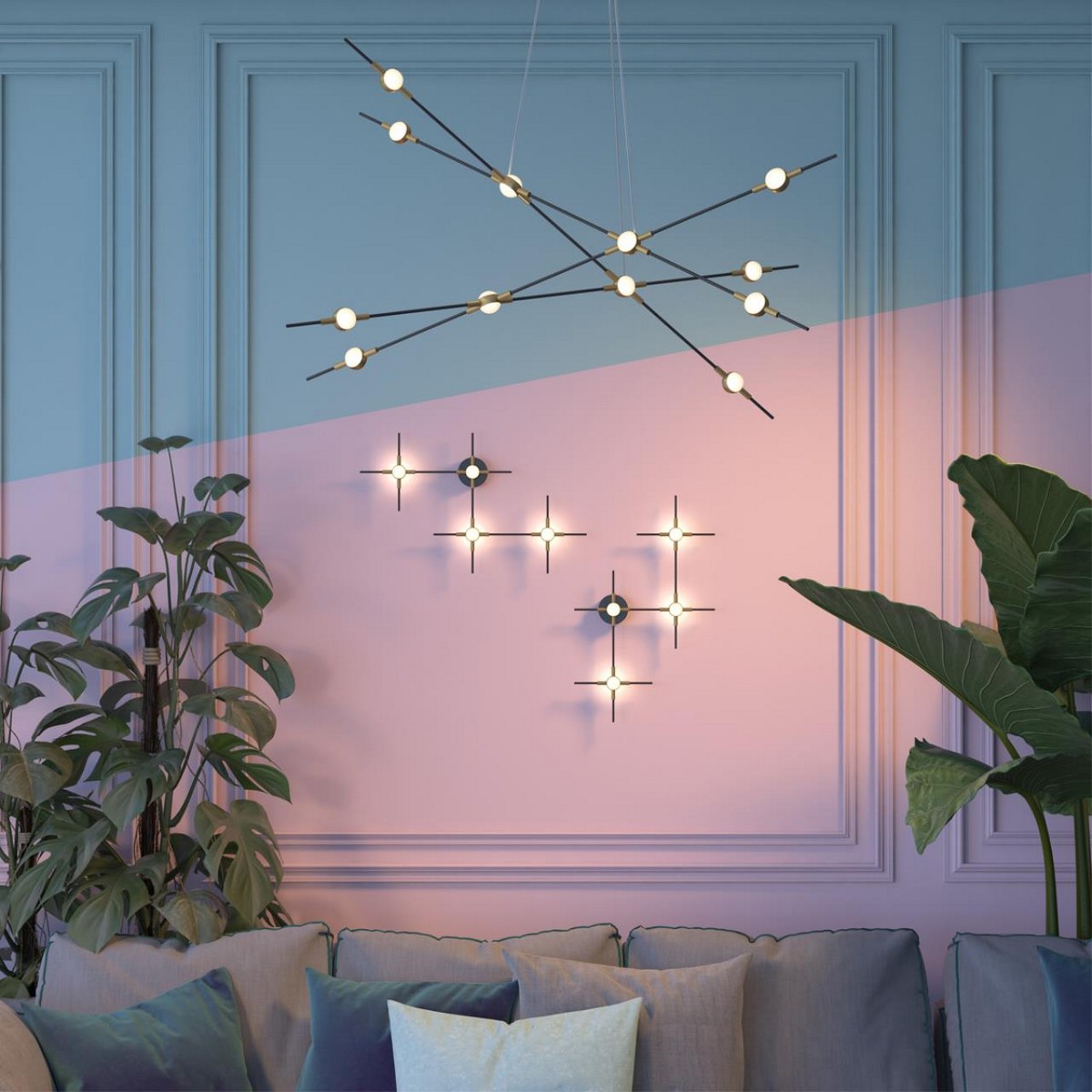 Подвесной светильник ODEON LIGHT 3906/48L COSTELLA