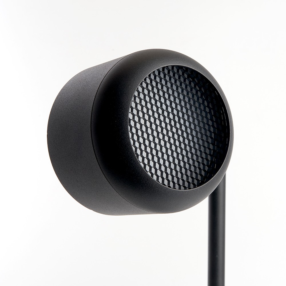 Настольные лампы Настольная лампа Feron DE365 ECHO 12W GX53 черный с антибликовой сеточкой 48404 