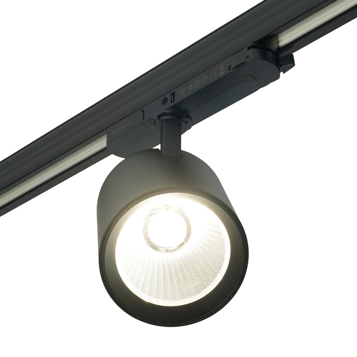 Трековые светодиодные светильники Светодиодный светильник Feron TR Reflex трековый 40W 4000К, 36 градусов, черный, 3х фазный с функцией выбора мощности 52059 