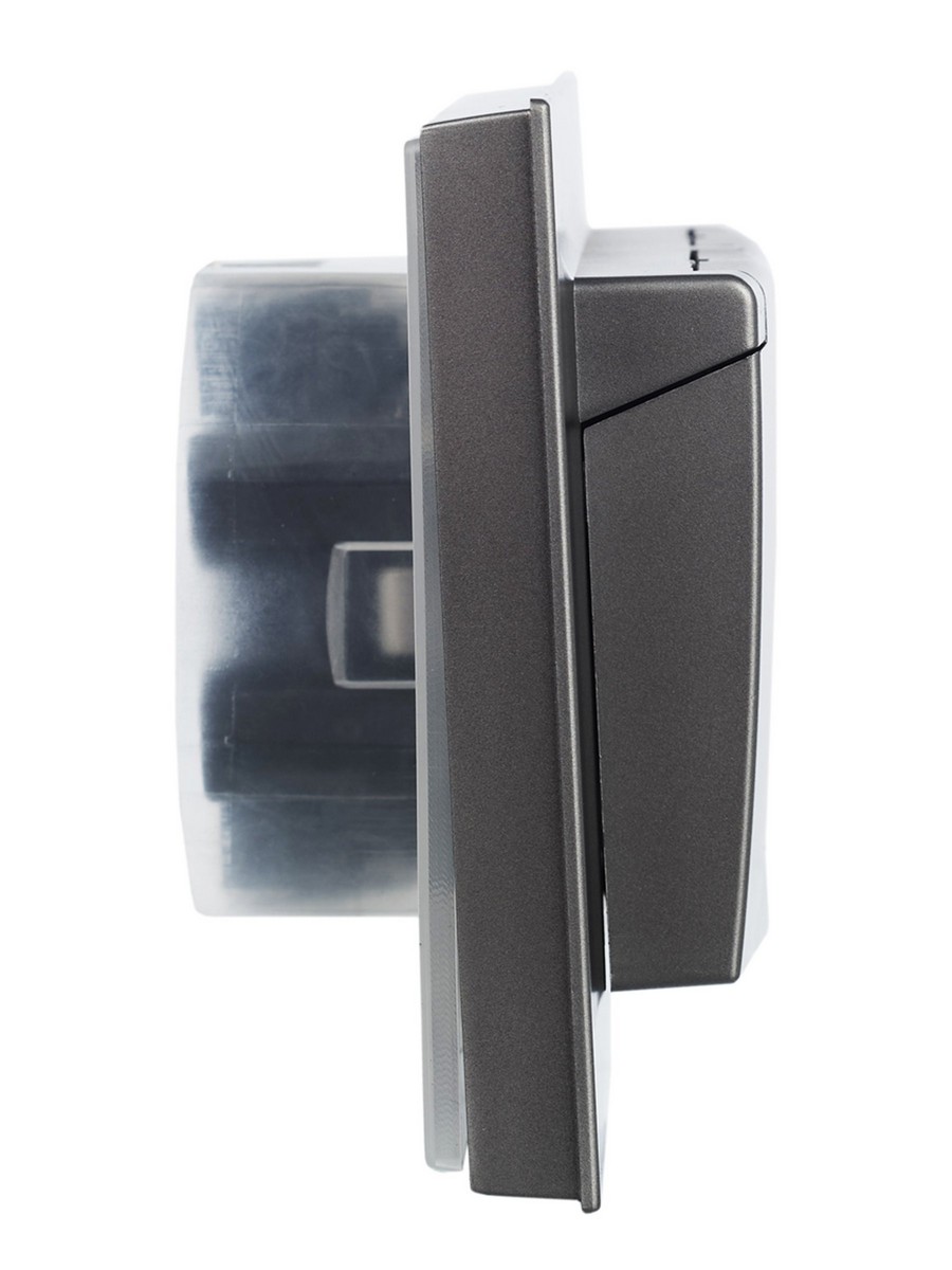 IEK Brite Сталь Розетка IEK BRITE 2-ая с/з с шторками и крышкой 16А в сборе IP44 РСбш12-3-44-БрС сталь BR-R26-16-44-