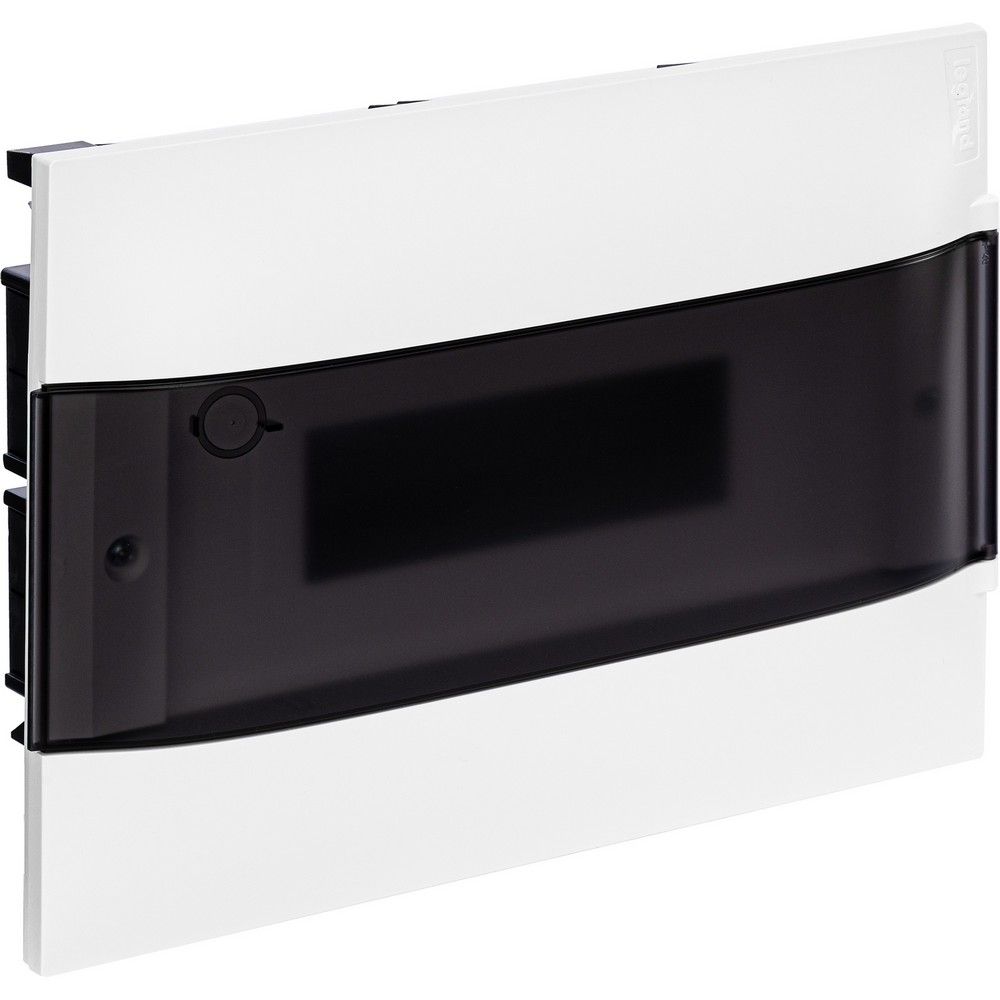 Пластиковые боксы и щиты Legrand Пластиковый щиток Legrand Practibox S Встраиваемый 12 мод 1X12 Дымчатая дверь 135551
