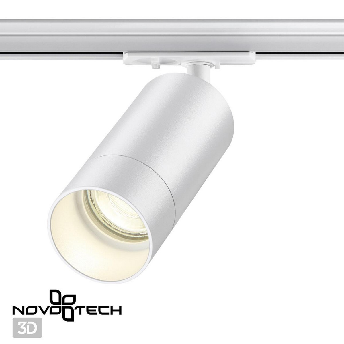 Светильник трековый для однофазного двухжильного шинопровода NOVOTECH 370860 SLIM