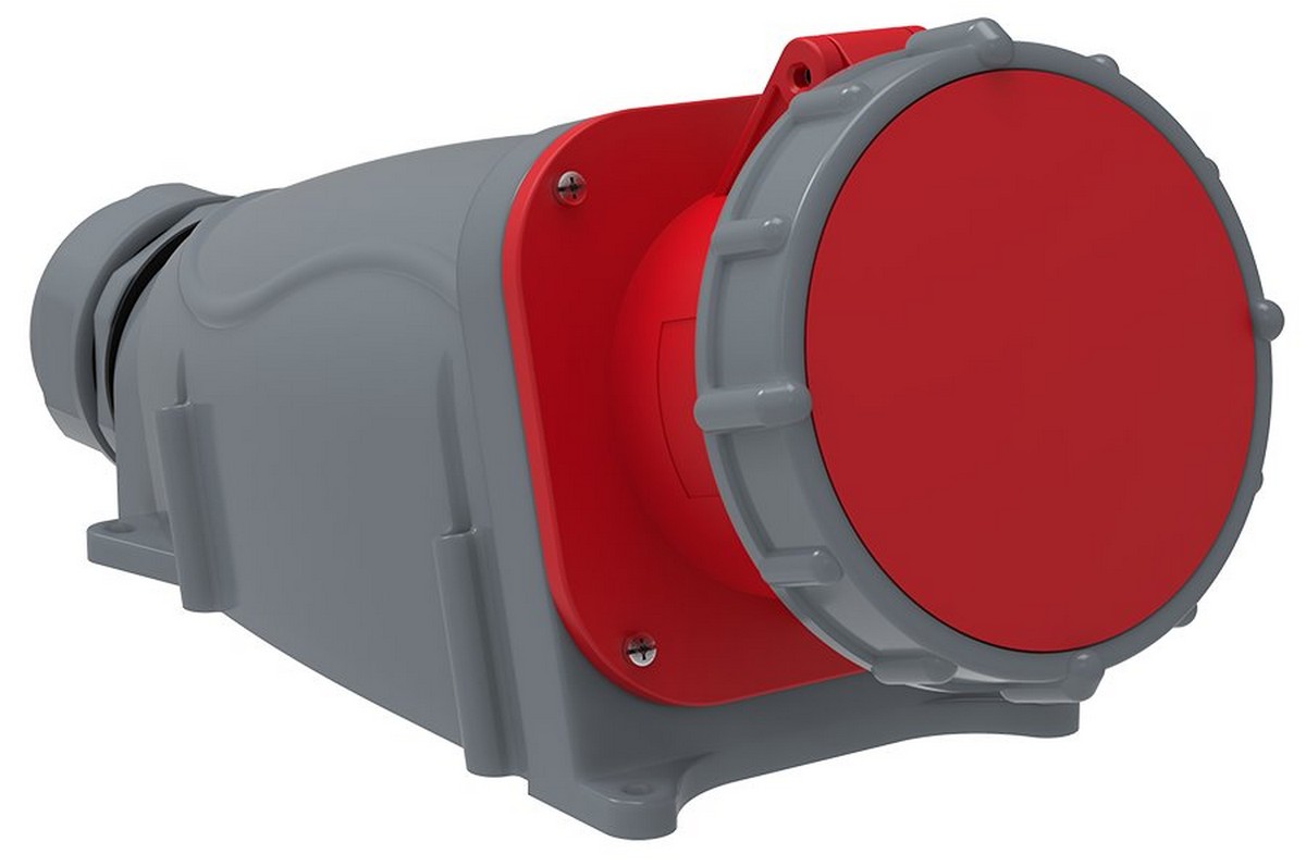 Розетка кабельная IEK стационарная ССИ-145 125А 3Р+РЕ+N IP67 MAGNUM PSN12-125-5