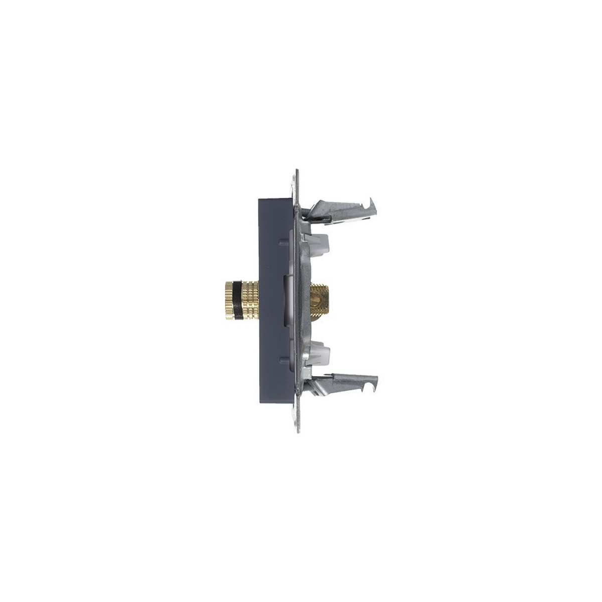 Аудиорозетка Systeme Electric AtlasDesign Грифель двухместная ATN000787