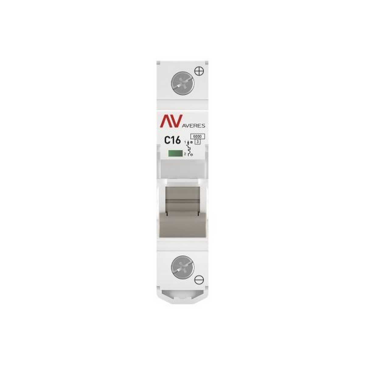 Автоматический выключатель EKF AVERES AV-6 DC 1P 16A (C) 6kA mcb6-DC-1-16C-av