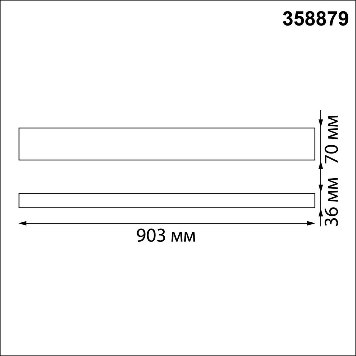 Светильник подвесной светодиодный (длина подвесов и сетового кабеля 1,2м) NOVOTECH 358879 ITER