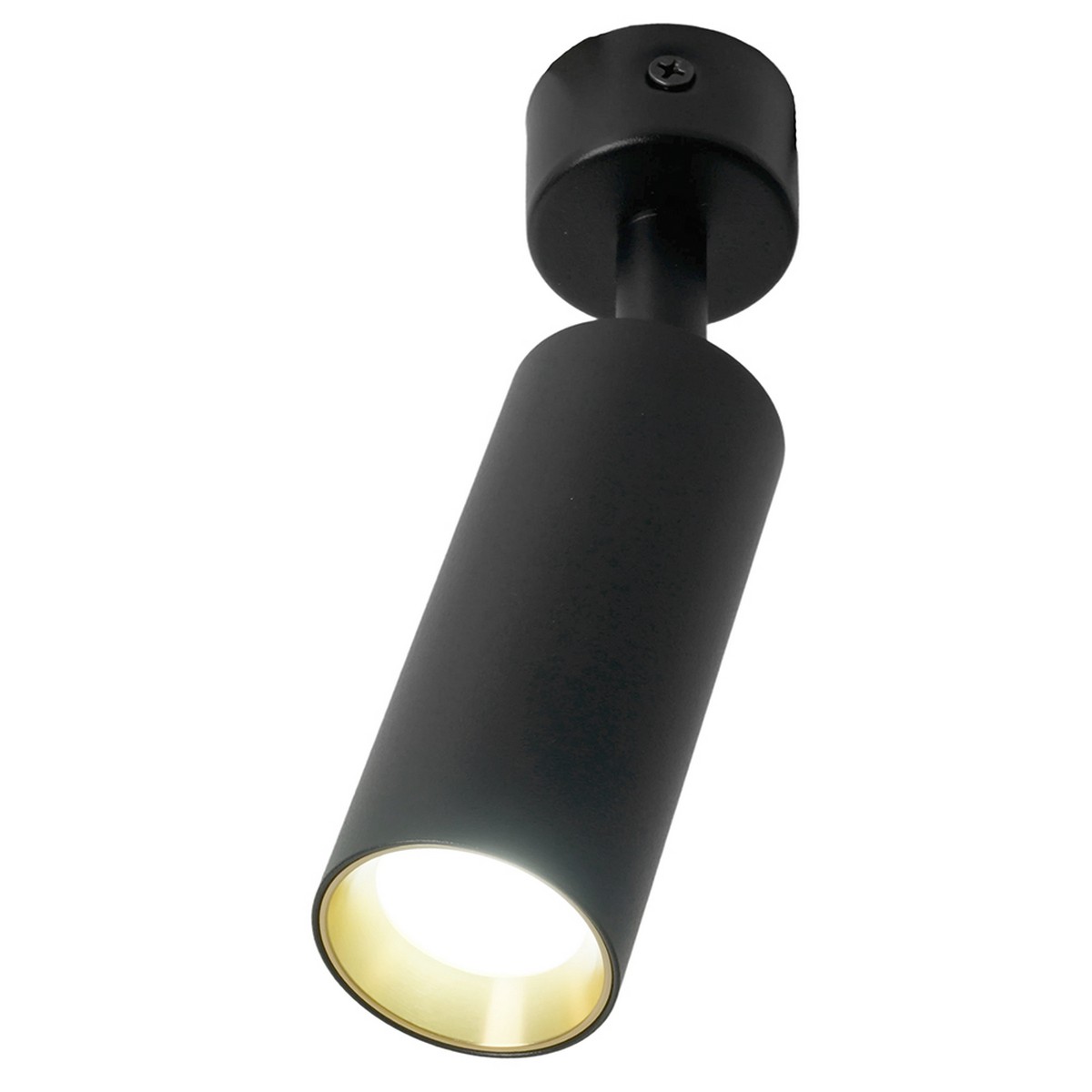 Светильники споты светодиодные Светильник Feron ML1011 настенно-потолочный GU10 черный + золото 51381 