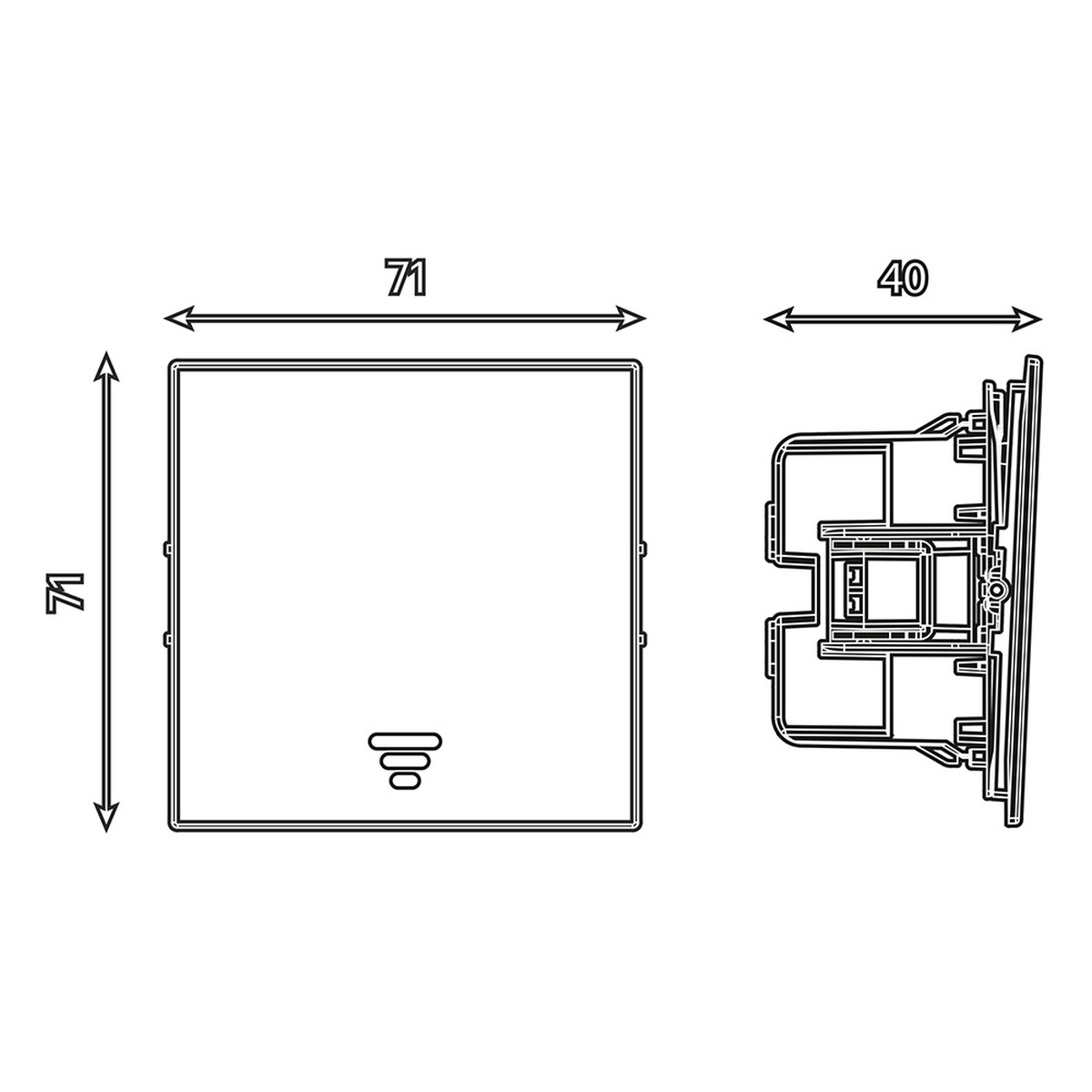 Мия - Розетки и выключатели Stekker Выключатель 1-клавишный самовозвратный STEKKER Мия RSW10-3112-08 пудровый жемчуг 50573