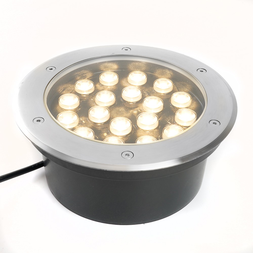 Светодиодный светильник тротуарный (грунтовый) Feron SP2804 20W 12V 3000K IP67 48348