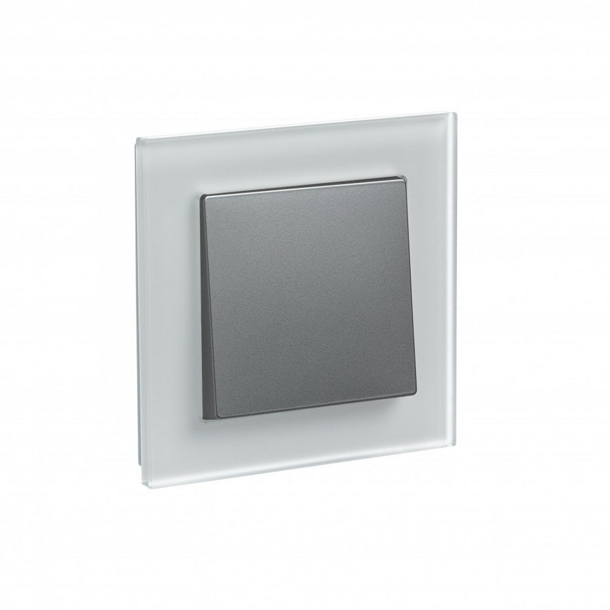 Рамка Systeme Electric AtlasDesign Nature Матовое стекло белый 1-ая ATN330101