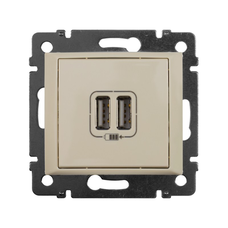 Розетка USB 2-ая  Legrand Valena крем 774170