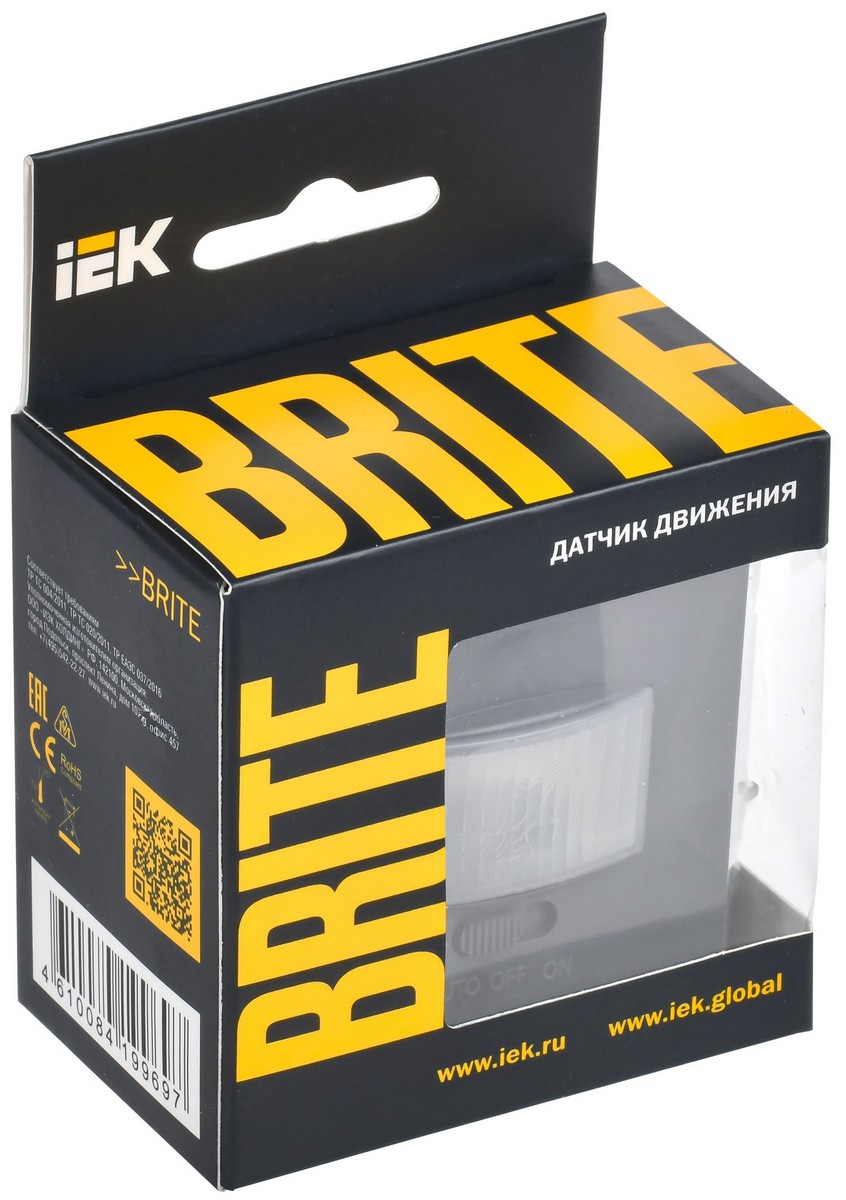 Датчик движения IEK BRITE BASE Маренго ДС10-1-БрМ BR-MS10-N-150-05-K35