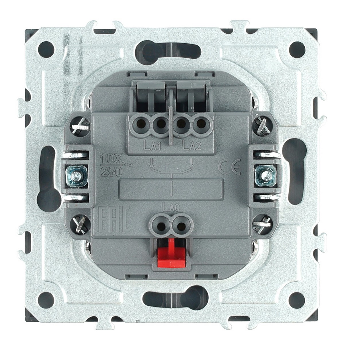 Выключатель 2-клавишный STEKKER Эмили RSW10-5104-10ZK платиново-серый, soft touch 50239