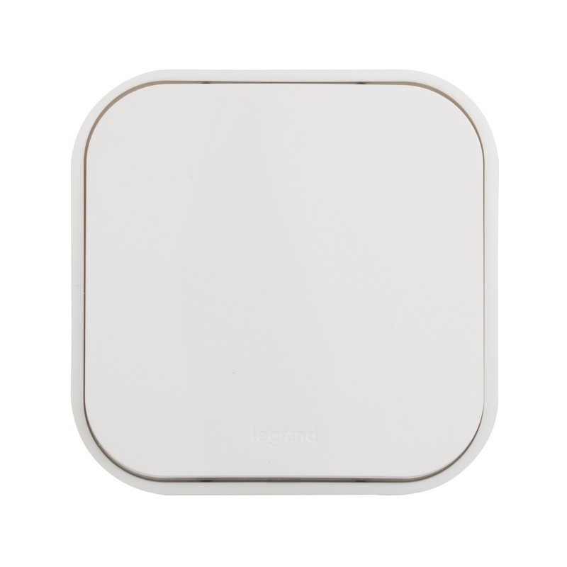 Переключатель Legrand Quteo 10A 1-клавишный проходной белый  782204