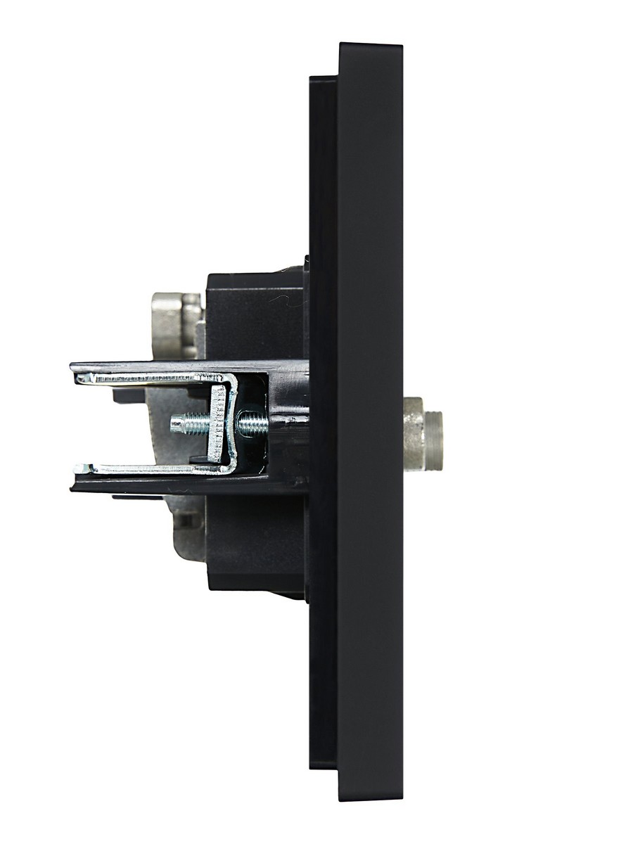 IEK FORTE&PIANO Черный Розетка IEK FORTE&PIANO Черный двойная TV+SAT FP138