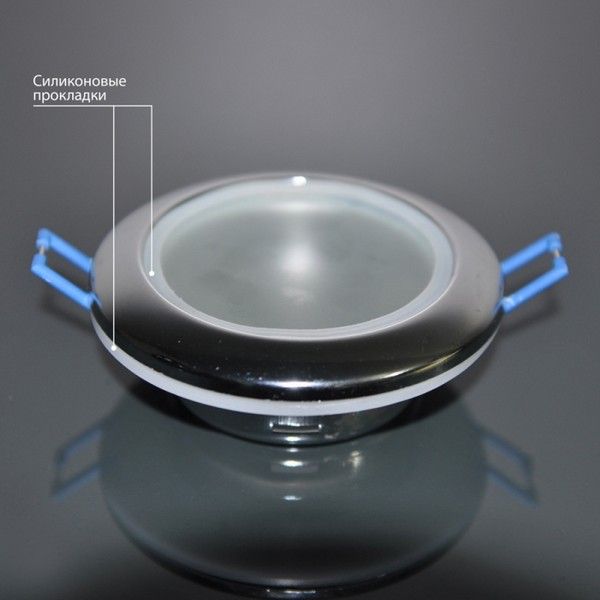 Встраиваемые светодиодные светильники Светильник встраиваемый влагозащищенный Elektrostandard 1080 MR16 G5.3 CH хром a031495 