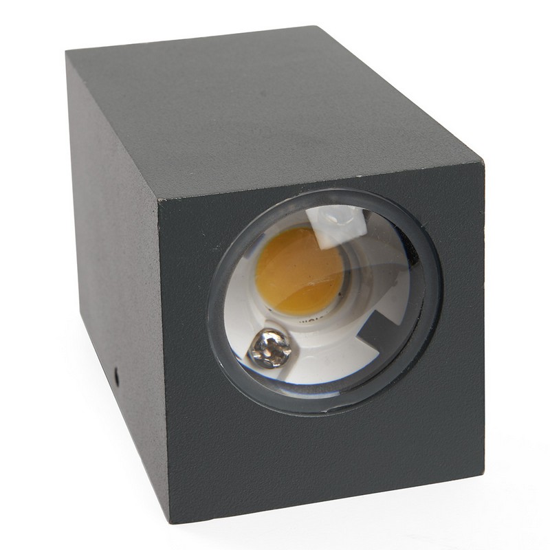 Светильник уличный светодиодный Feron DH055 2*5W 800Lm 3000K серый 48489