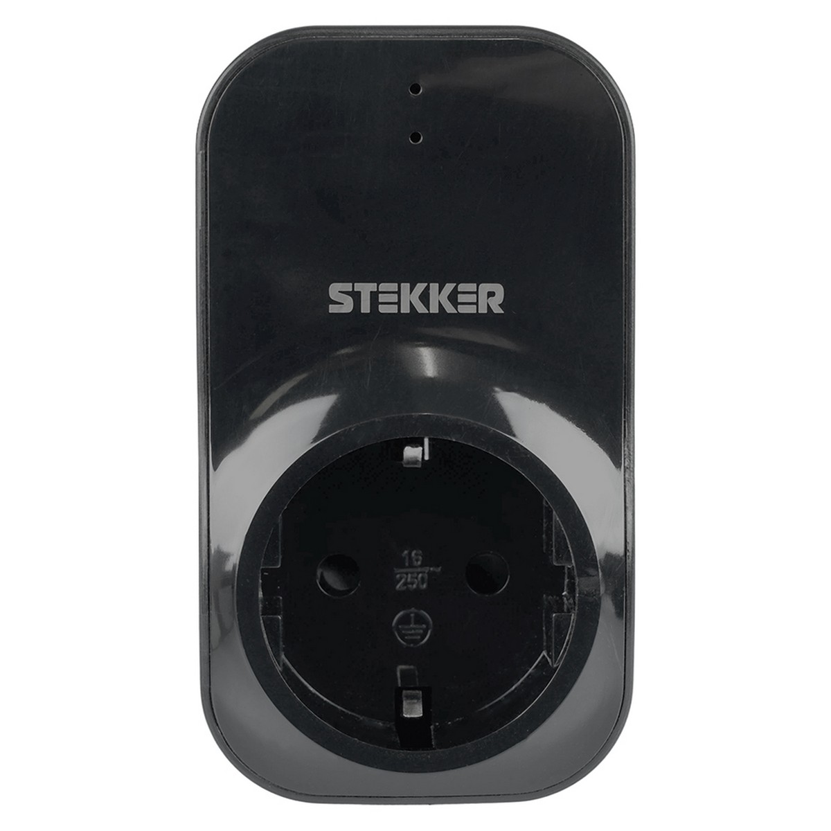 Реле напряжения для розетки STEKKER VP-100B-3M, 230В,16A,черный 50688