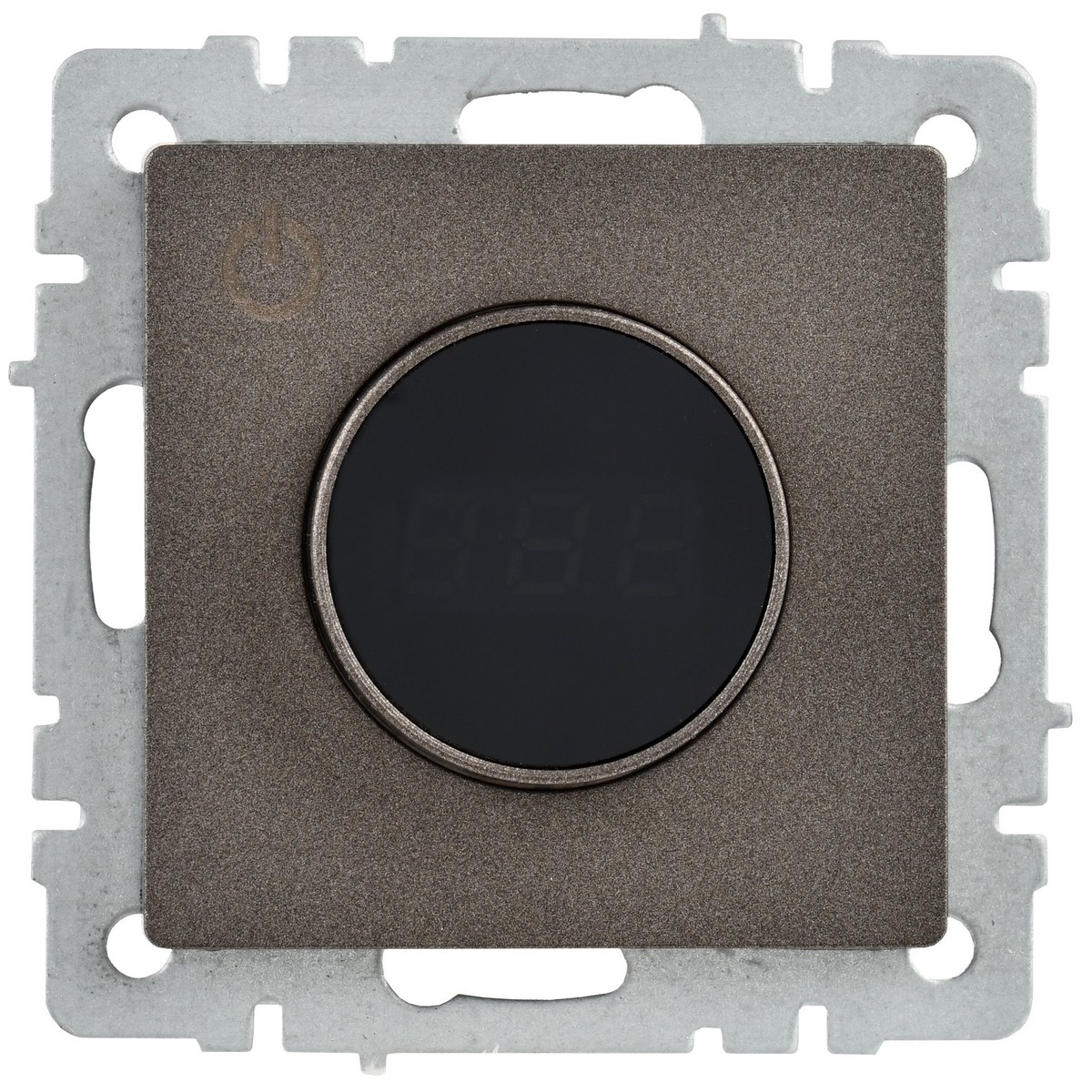 IEK Brite Бронза Термостат IEK BRITE BASE Темн.бронза электронный с инд. ТС10-1-БрТБ (терморегулятор) BR-RT11-K45