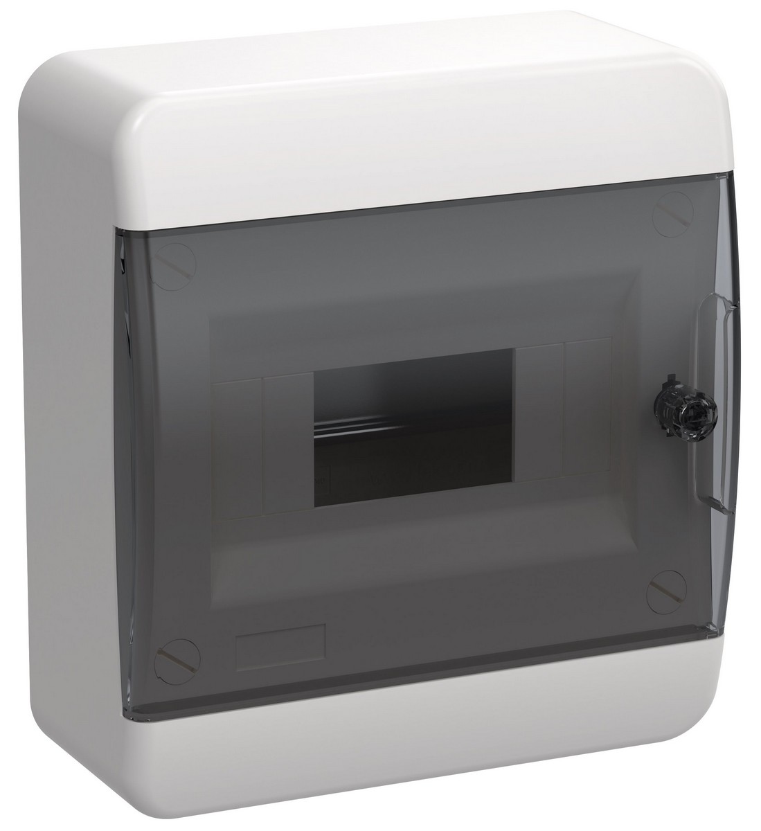 Пластиковые боксы и щиты IEK Щит пластиковый IEK TEKFOR ЩРН-П-8 IP41 черн. прозр. дверь TF5-KP12-N-08-41-K01-K03